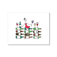 "IN THE CELLAR: MISSES" BLANK CARD