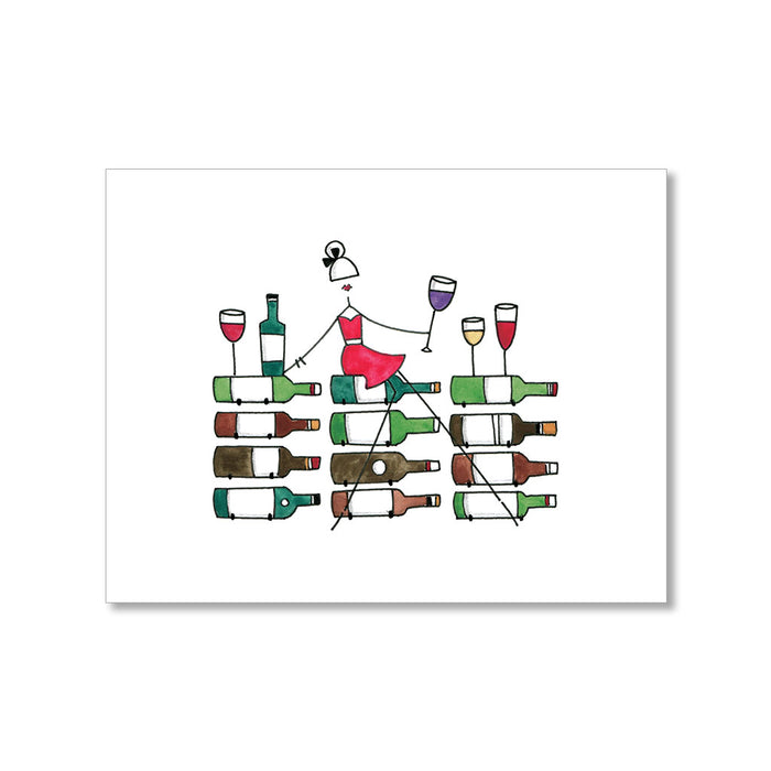 "IN THE CELLAR: MISSES" BLANK CARD