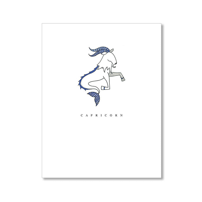 "CAPRICORN" BLANK CARD