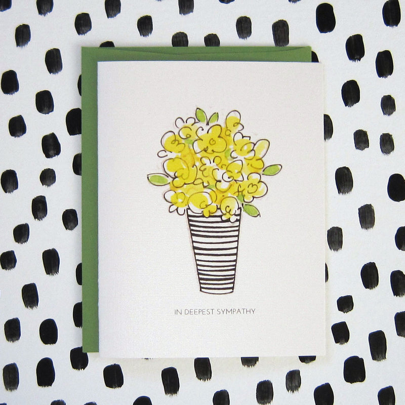 "BOUQUET" SYMPATHY CARD