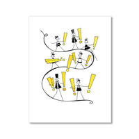 "EXCLAMATION PARADE" CONGRATULATIONS CARD