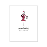 "THE COLORED GOWN" CONGRATULATIONS CARD