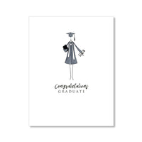 "THE COLORED GOWN" CONGRATULATIONS CARD