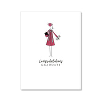 "THE COLORED GOWN" CONGRATULATIONS CARD