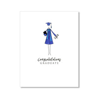 "THE COLORED GOWN" CONGRATULATIONS CARD