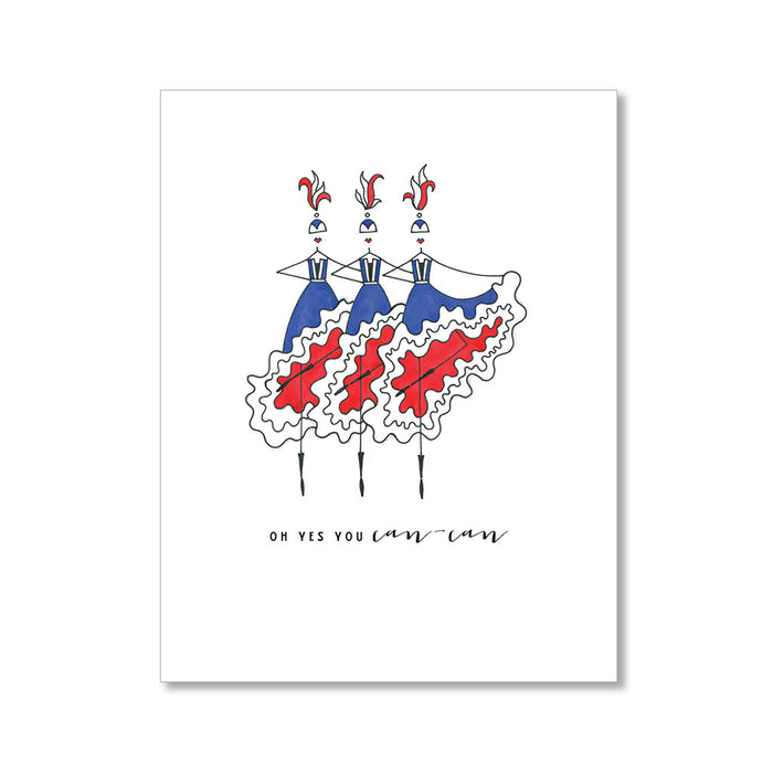 "CAN-CAN" ENCOURAGEMENT CARD