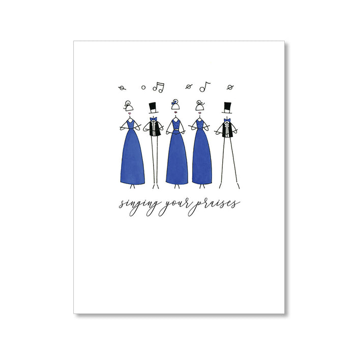 "SINGING YOUR PRAISES" ENCOURAGEMENT CARD