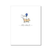 LO in LONDON PET CONGRATULATIONS CARDS