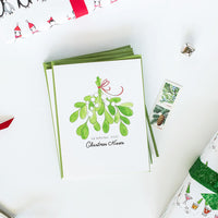 "MISTLETOE" HOLIDAY CARD