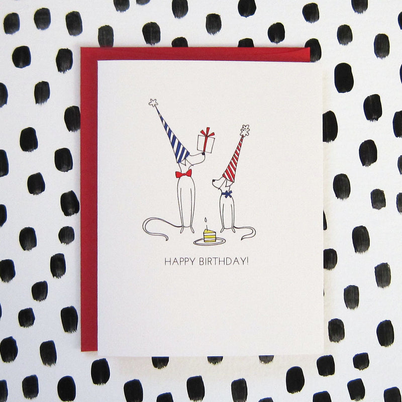"DOGS" BIRTHDAY CARD