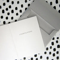 "EXCLAMATION PARADE" CONGRATULATIONS CARD