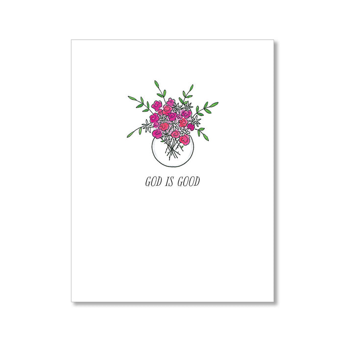 "GOD IS GOOD" FAITH CARD