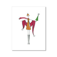 "WARMEST REGARDS" HOLIDAY CARD