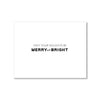 "MERRY & BRIGHT" HOLIDAY CARD