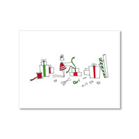 "WRAPPING" HOLIDAY CARD