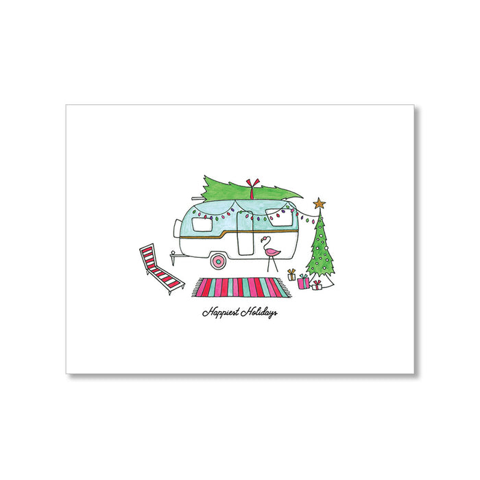 "HAPPY CAMPER" HOLIDAY CARD