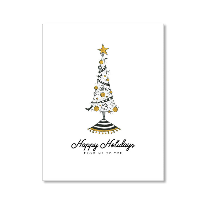 "SHOE TREE" HOLIDAY CARD