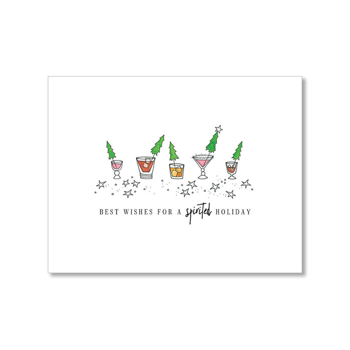 "SPIRITED" HOLIDAY CARD