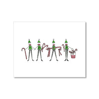 "THE ELVES" HOLIDAY CARD