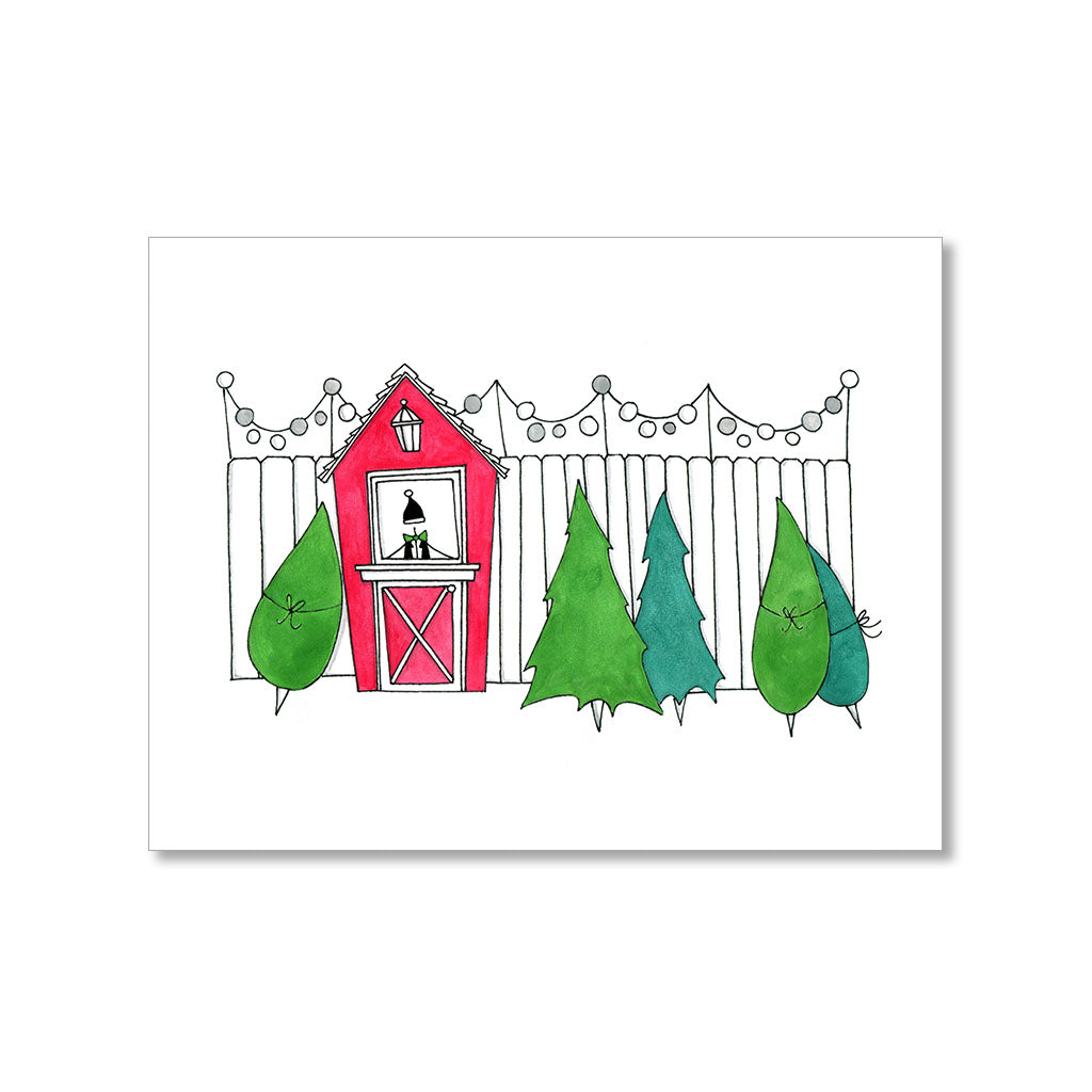 "TREE FARM" HOLIDAY CARD