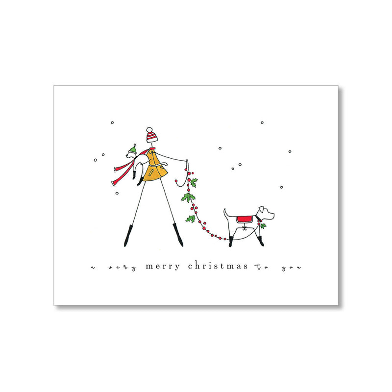 "THE CHRISTMAS WALK" HOLIDAY CARD