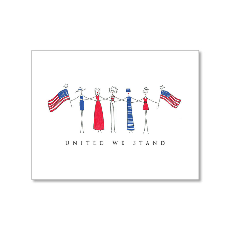 "UNITED WE STAND" FRIENDSHIP CARD