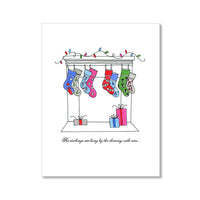 "STOCKINGS" HOLIDAY CARD