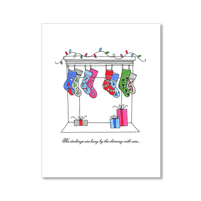 "STOCKINGS" HOLIDAY CARD