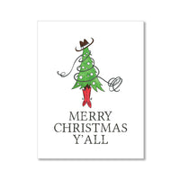 "COWBOY CHRISTMAS" HOLIDAY CARD
