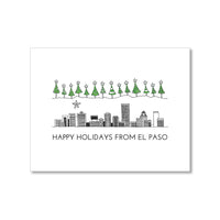 "EL PASO SKYLINE" HOLIDAY CARD