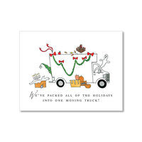 "MOVING TRUCK" HOLIDAY CARD