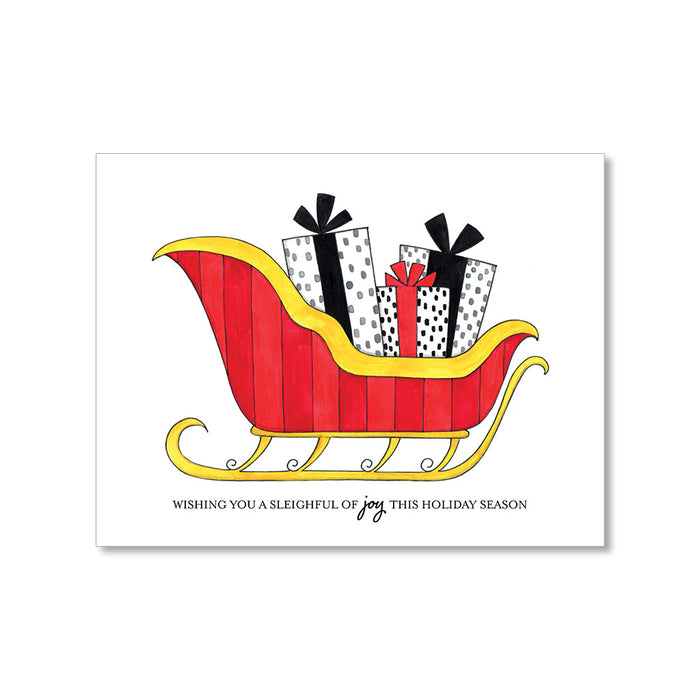 "SLEIGHFUL OF JOY" HOLIDAY CARD
