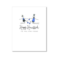 "DREIDEL" HANUKKAH CARD