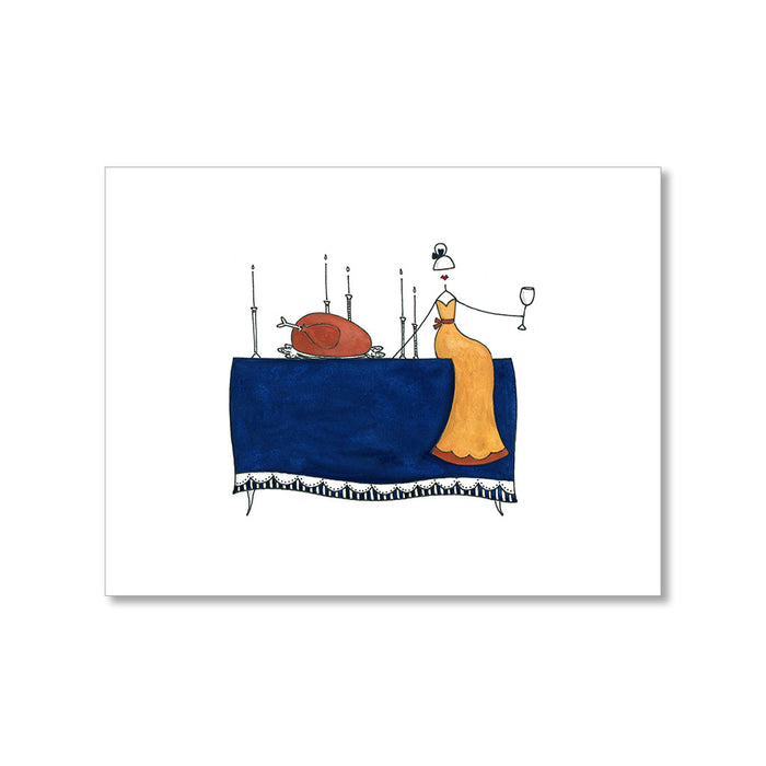 "THE FEAST" THANKSGIVING CARD