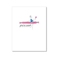 "SWEETS" VALENTINE'S DAY CARD