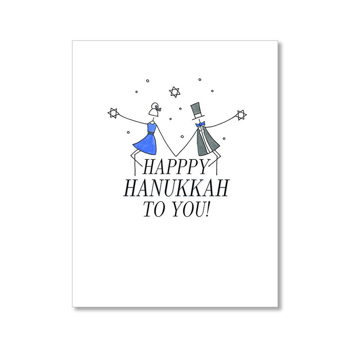 "HAPPY HANUKKAH" HANUKKAH CARD