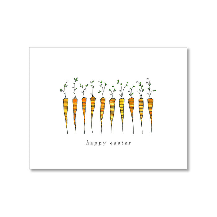 "CARROTS" EASTER CARD