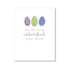 "COLORFUL" EASTER CARD
