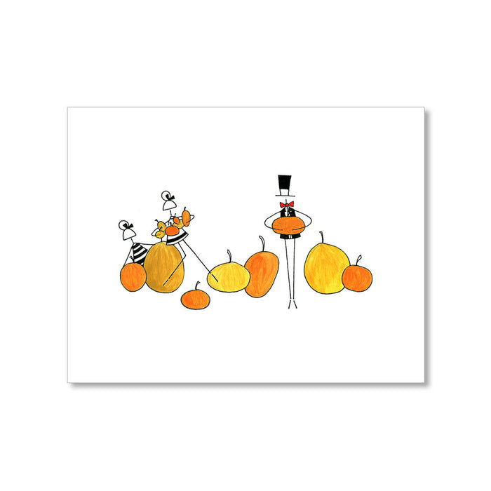 "PUMPKIN PATCH" HALLOWEEN CARD
