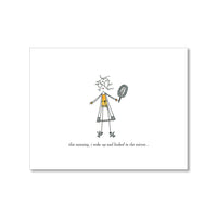 "THE MIRROR" HALLOWEEN CARD