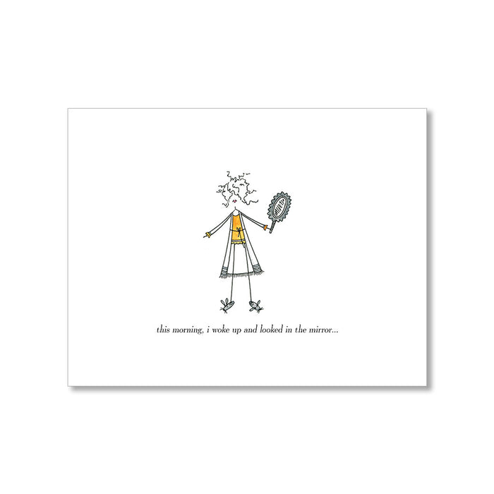 "THE MIRROR" HALLOWEEN CARD