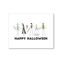 "COSTUME PARTY" HALLOWEEN CARD