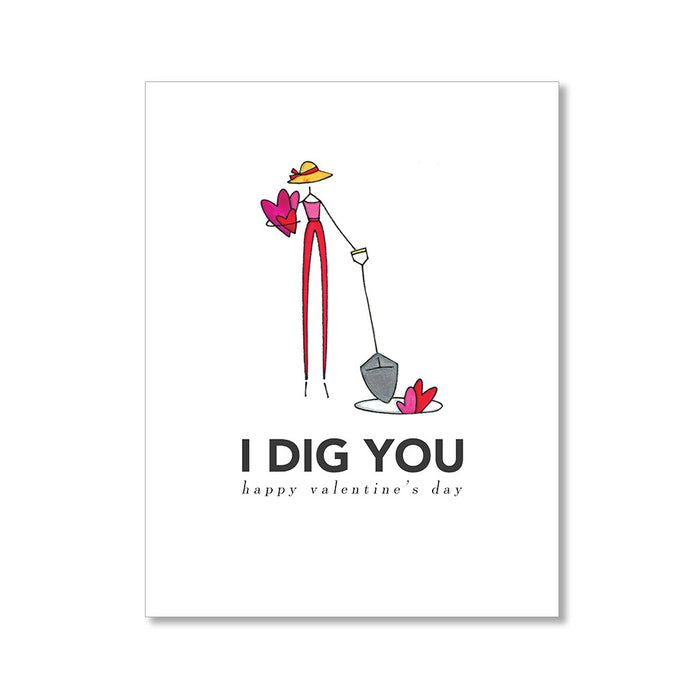 "DIG YOU" VALENTINE'S DAY CARD