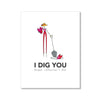 "DIG YOU" VALENTINE'S DAY CARD