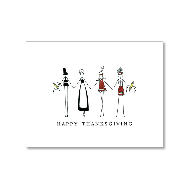 "THE FIRST THANKSGIVING" THANKSGIVING CARD