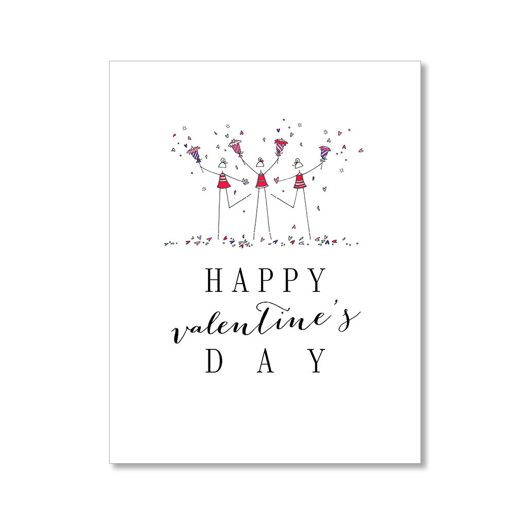 "HEART CONFETTI" VALENTINE'S DAY CARD