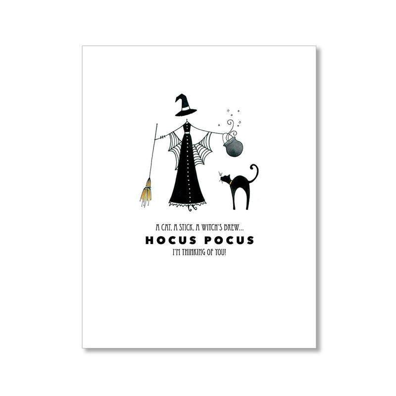 "HOCUS POCUS" HALLOWEEN CARD