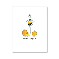 "HELLO PUMPKIN" HALLOWEEN CARD