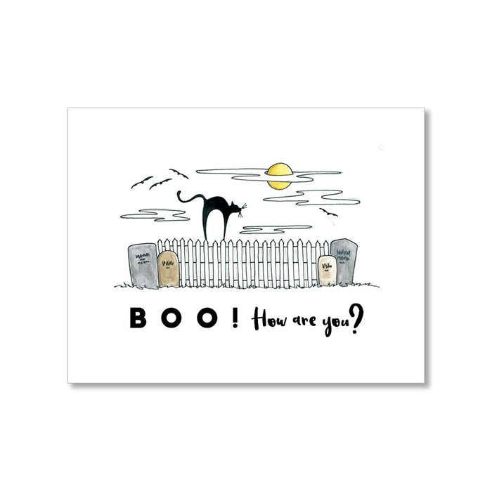 "BOO" HALLOWEEN CARD