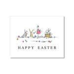 "EASTER BUNNIES" EASTER CARD